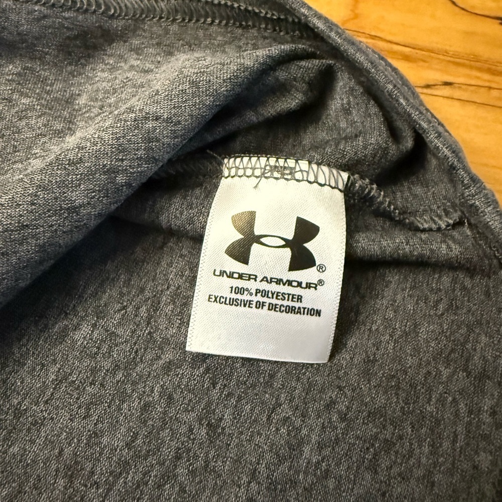 Under Armour HeatGear Gray Tee LG Loose Breakers Palm Beach - Picture 6 of 9